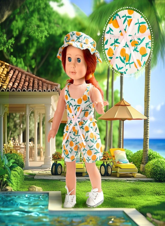 ARTST 18-inch-Doll-Clothes-Accessories ARTST 18 Doll Accessories American Doll Clothing Dress Outfit Set with Hat Shoes Socks WaistBag for Girls - Image 4